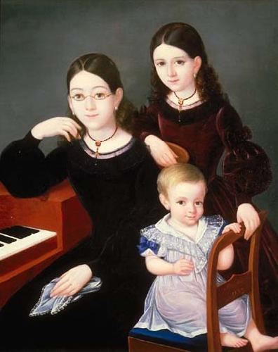 unknow artist The Children of Comte Louis Amedie de Barjerac oil painting picture